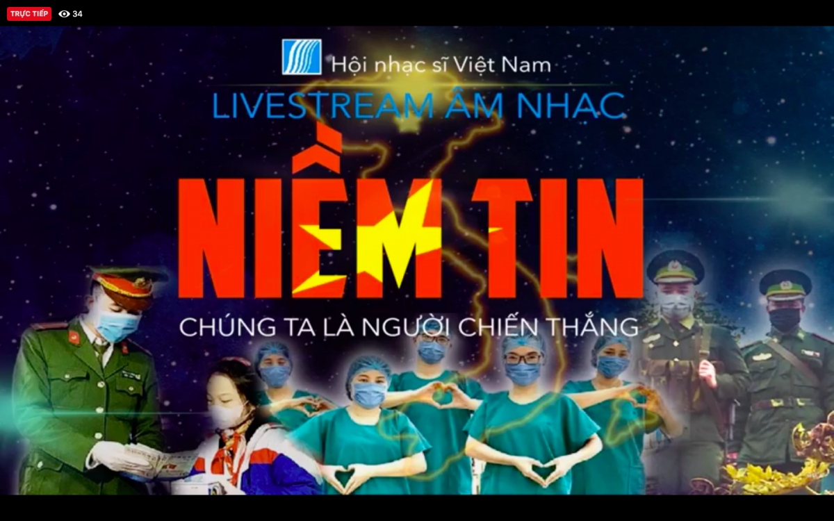 Hội Nhạc sĩ Việt Nam tổ chức concert trực tuyến chống dịch Covid-19